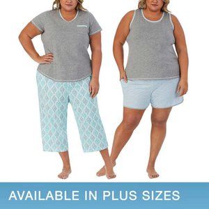 Carole Hochman 100% cotton 4-piece Pajama Set, sleepwear